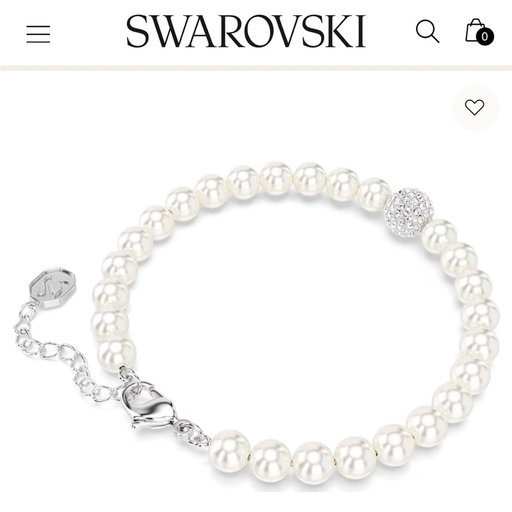 Swarovski Pearl & Crystal Bracelet